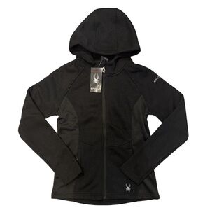 Spyder Women's Black Hooded Ski Jacket - NWOT